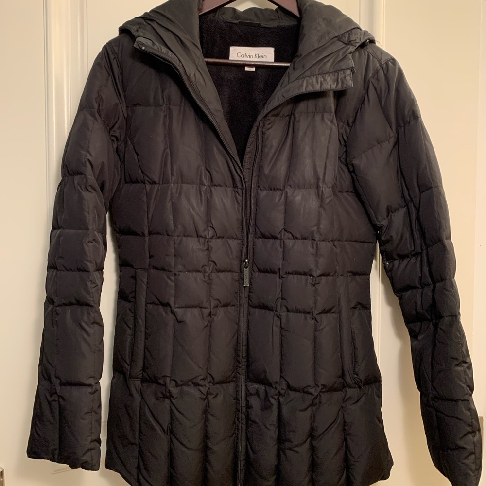 Warm Black Winter Jacket by CALVIN KLEIN